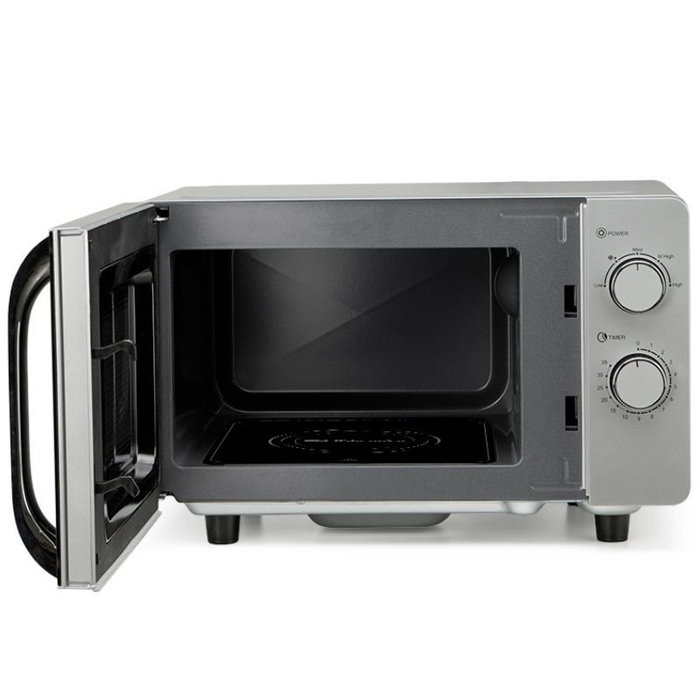 Orbegozo Microondas MI 2062 CE 700W 20L Flatbed Sin Plato Interior Cerámico Gris